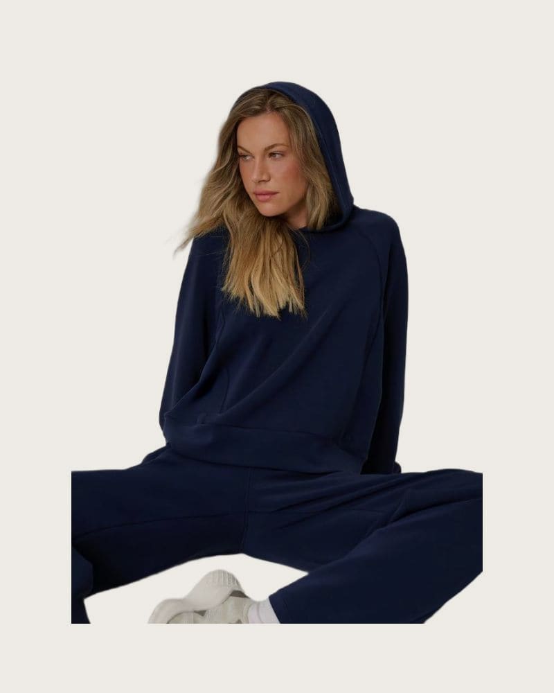 Dámska mikina s kapucňou 4F SWEATSHIRT F2663-31S-NAVY – fotka 3
