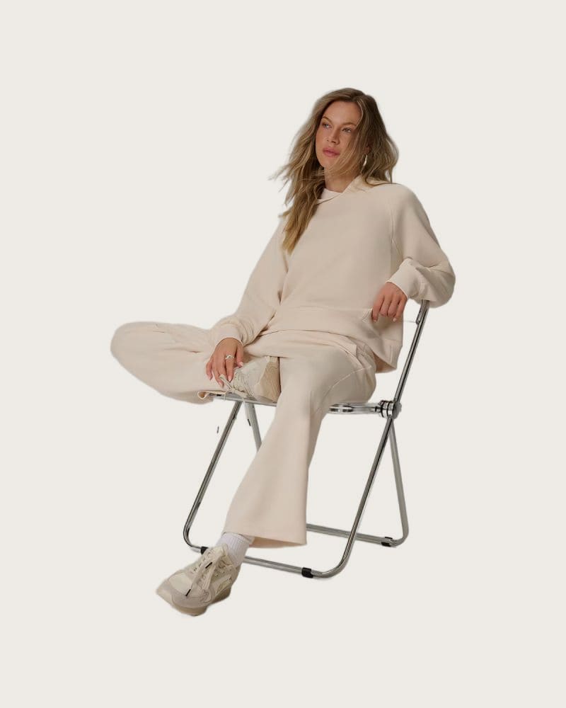 Dámska mikina s kapucňou 4F SWEATSHIRT F2663-12S-CREME – fotka 3