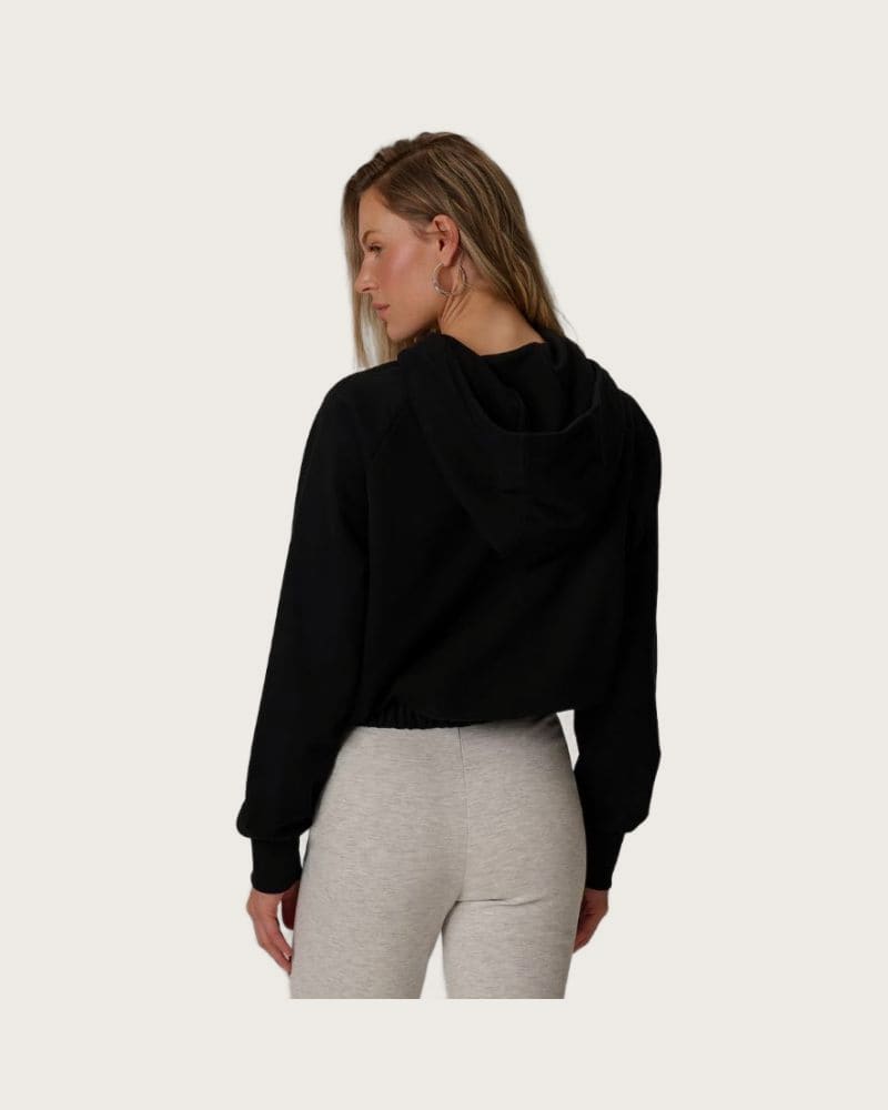 Dámska mikina s kapucňou 4F SWEATSHIRT F2670-20S-DEEP BLACK – fotka 3