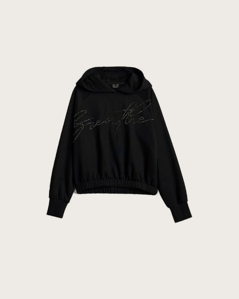 Dámska mikina s kapucňou 4F SWEATSHIRT F2670-20S-DEEP BLACK – fotka 6