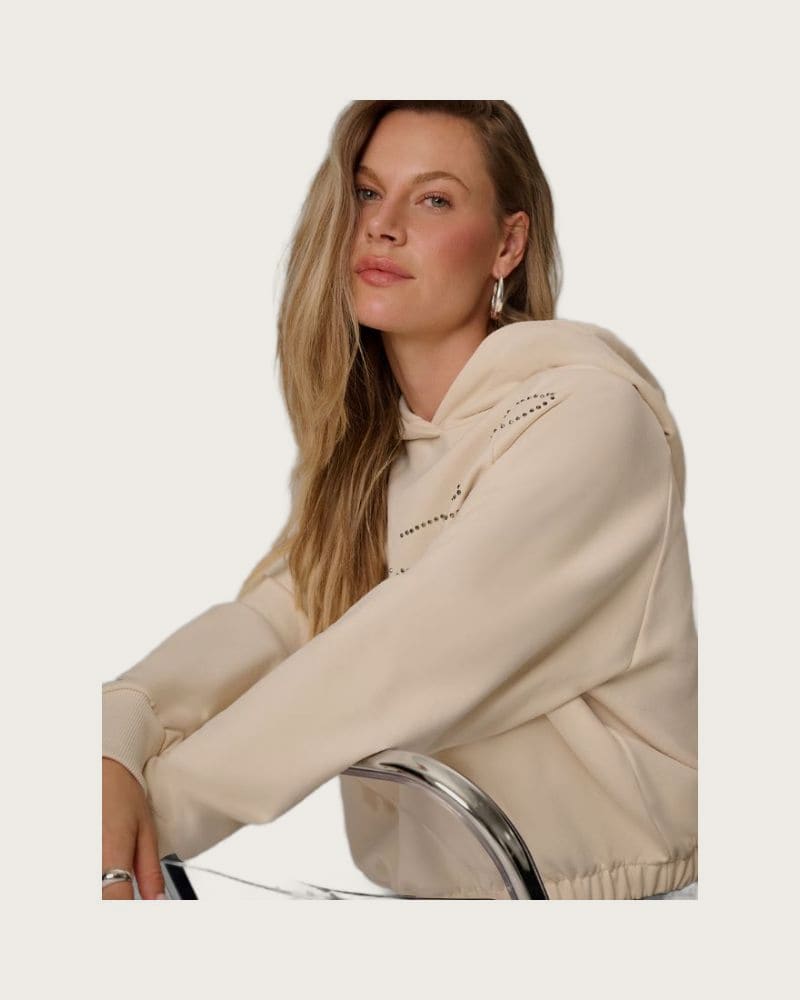 Dámska mikina s kapucňou 4F SWEATSHIRT F2670-12S-CREME – fotka 2