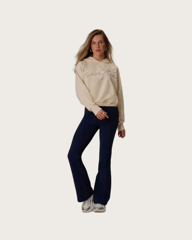 Dámska mikina s kapucňou 4F SWEATSHIRT F2670-12S-CREME – fotka 3
