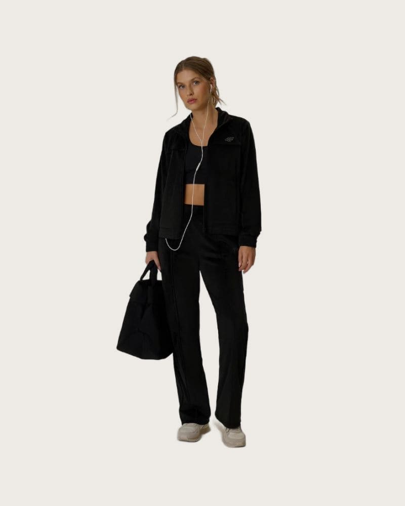 Dámske zateplené tepláky 4F TROUSERS CAS F1746-20S-DEEP BLACK – fotka 3