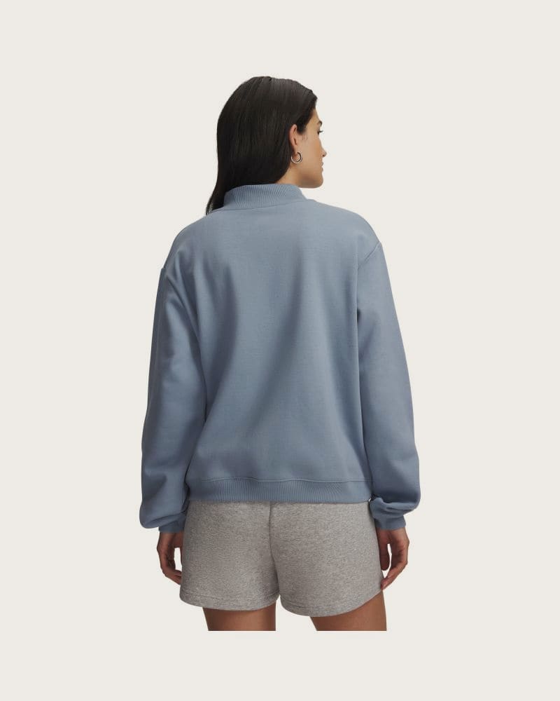 Dámska zateplená mikina UNDER ARMOUR Icon Fleece WM Mock NK-BLU – fotka 2