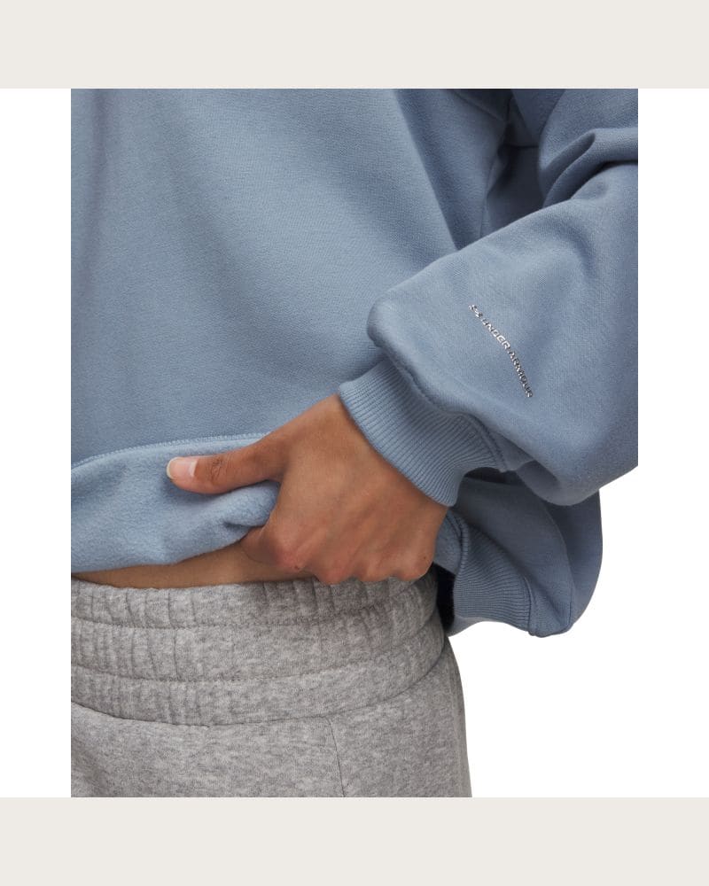 Dámska zateplená mikina UNDER ARMOUR Icon Fleece WM Mock NK-BLU – fotka 3