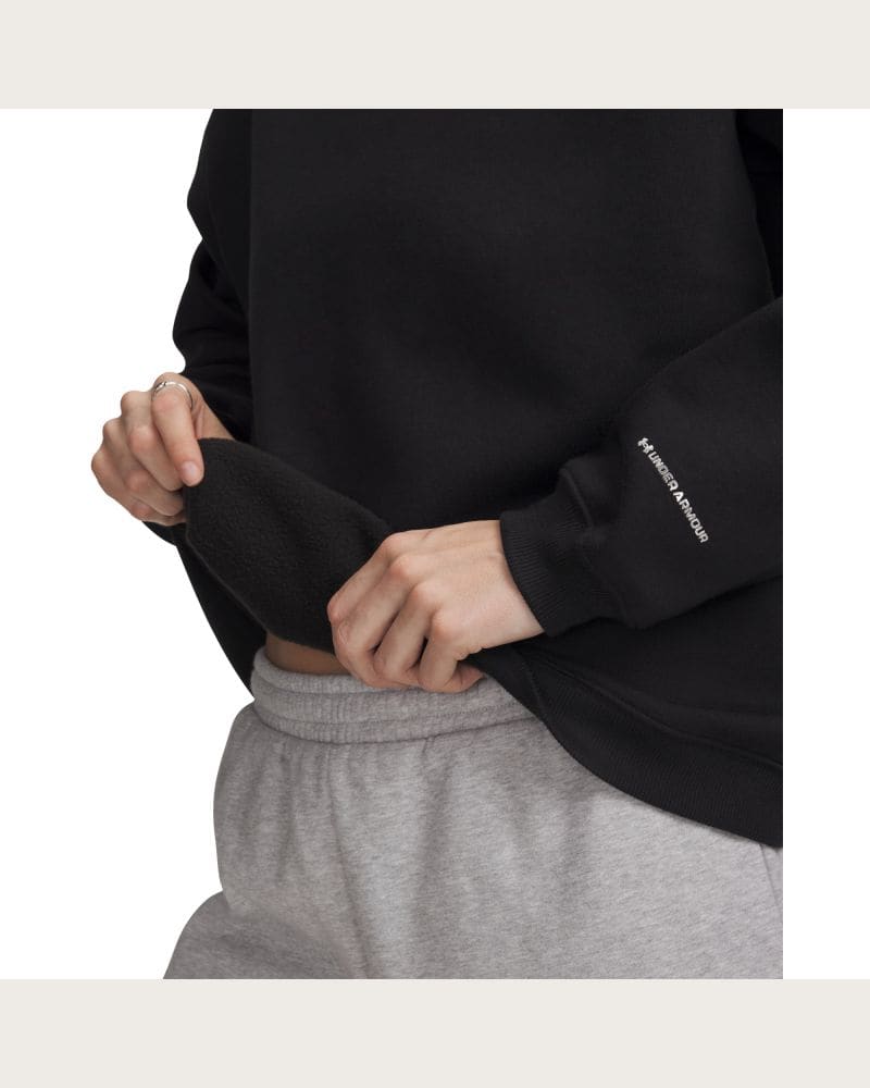 Dámska zateplená mikina UNDER ARMOUR Icon Fleece WM Mock NK-BLK – fotka 2