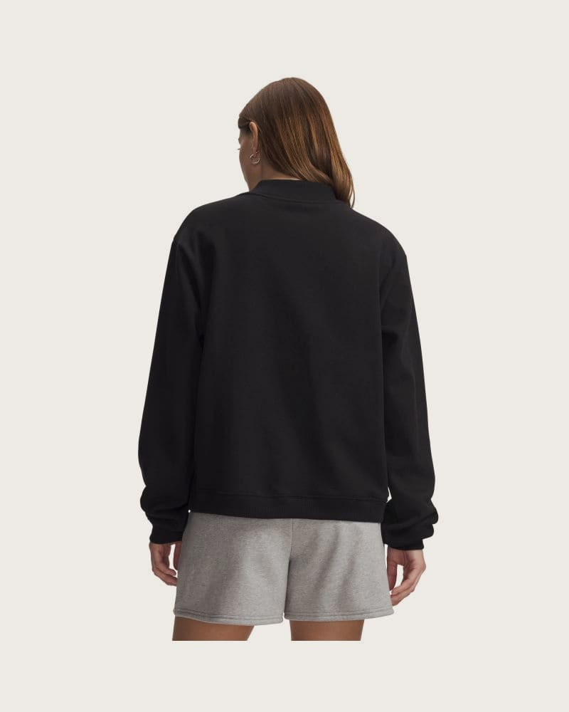 Dámska zateplená mikina UNDER ARMOUR Icon Fleece WM Mock NK-BLK – fotka 3