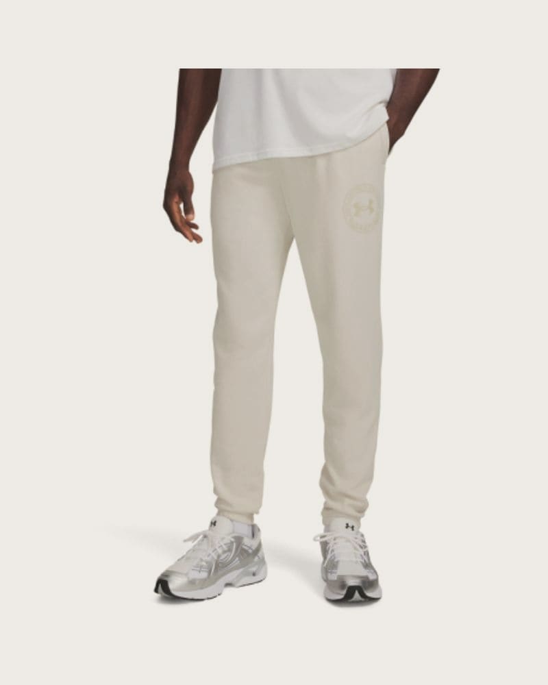 Pánske tepláky UNDER ARMOUR UA Rival LW Graphic Jogger-WHT