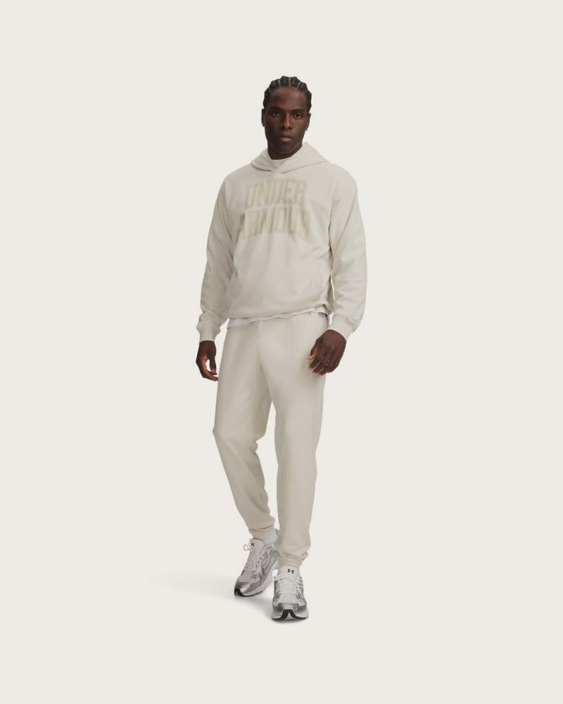 Pánske tepláky UNDER ARMOUR UA Rival LW Graphic Jogger-WHT – fotka 3