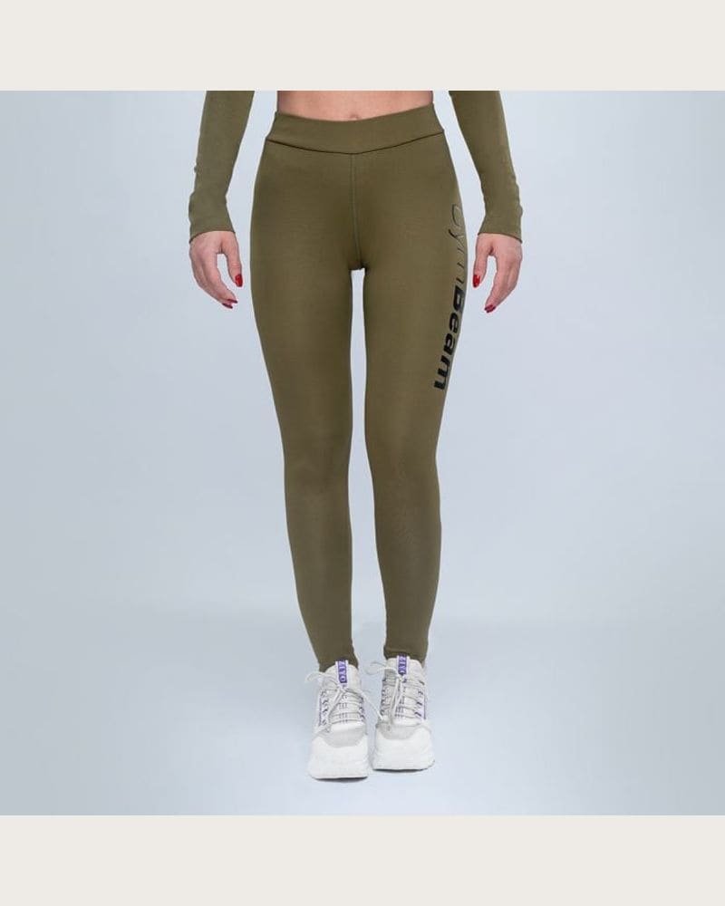 GymBeam Dámske legíny Advanced Olive XS