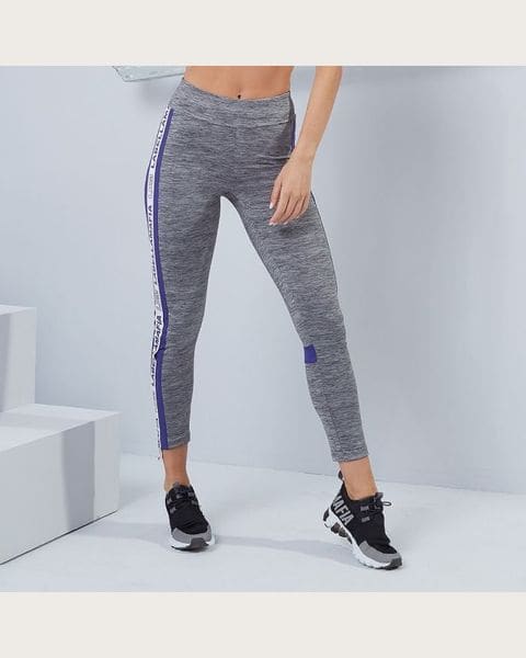 LABELLAMAFIA Dámske legíny Color Block Heather Gray S