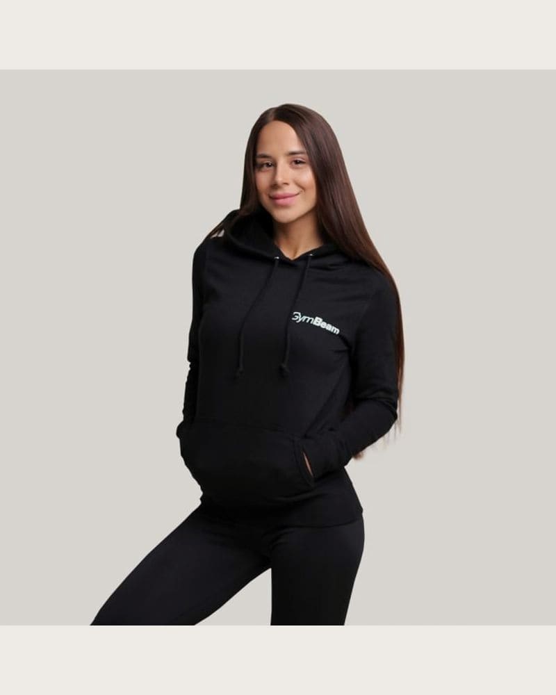GymBeam Dámska mikina PRO Hoodie Black XSXS