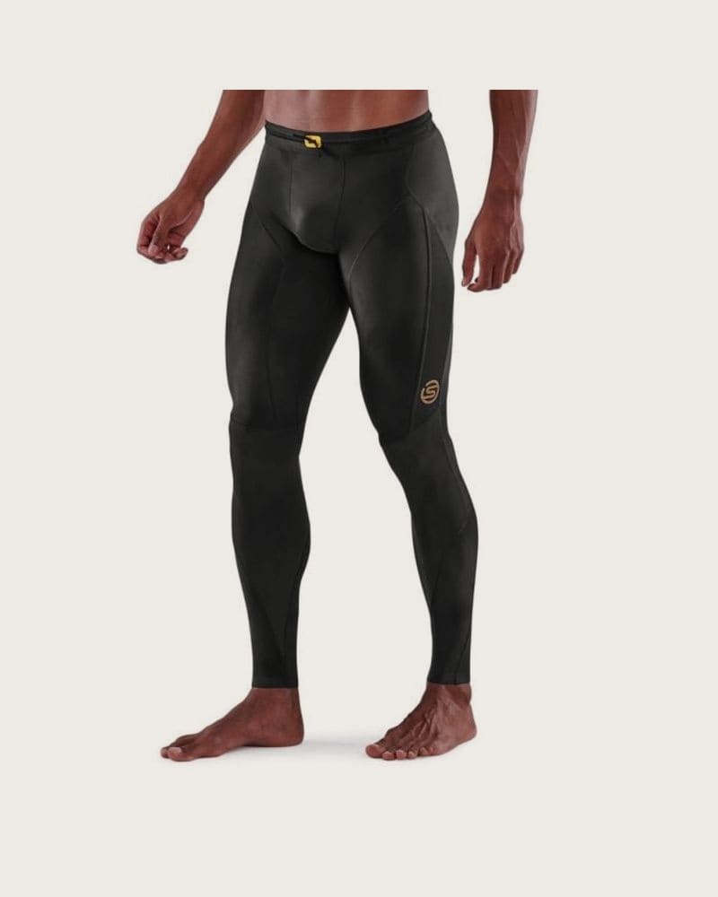 SKINS Kompresné legíny Series-5 Long Tights Black S
