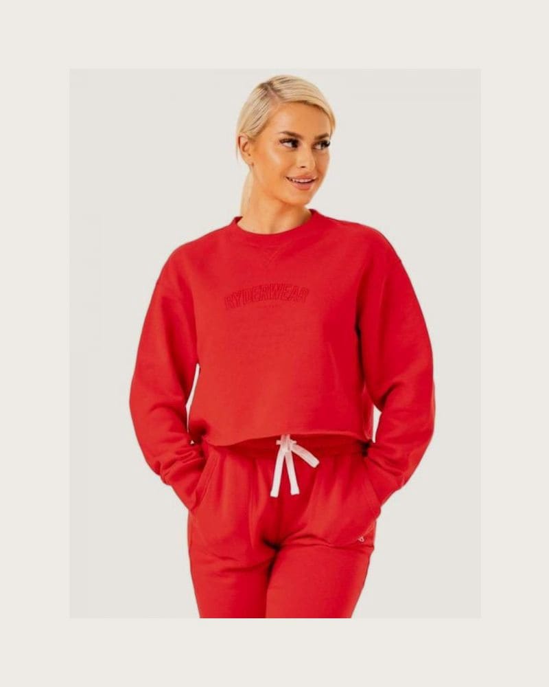 Ryderwear Dámska mikina Ultimate Fleece Red XS