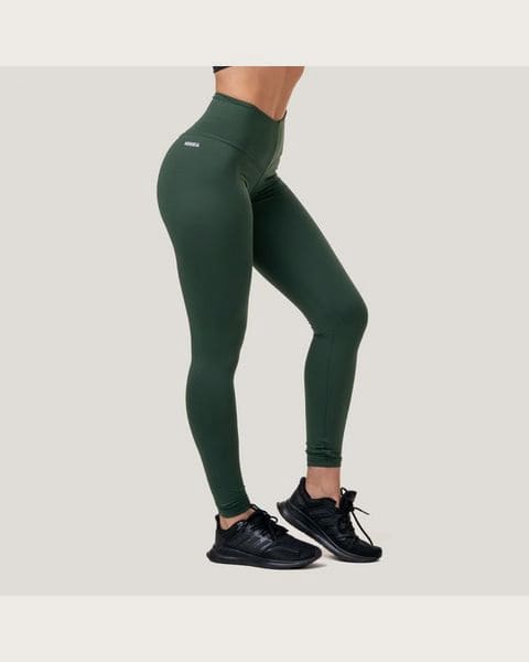 NEBBIA Dámske legíny Classic Hero High Waist Green S
