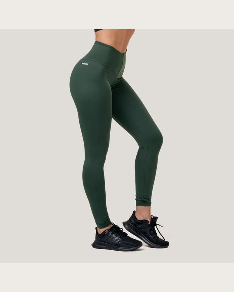 NEBBIA Dámske legíny Classic Hero High Waist Green S