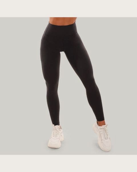 GymBeam Dámske legíny Mesh Panel black XLXL