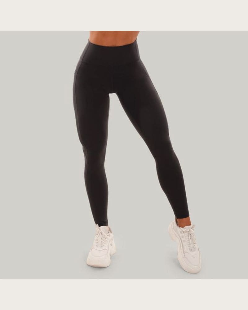 GymBeam Dámske legíny Mesh Panel black XLXL
