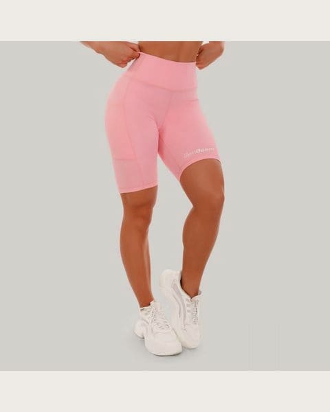 GymBeam Dámske šortky Biker pink XSXS