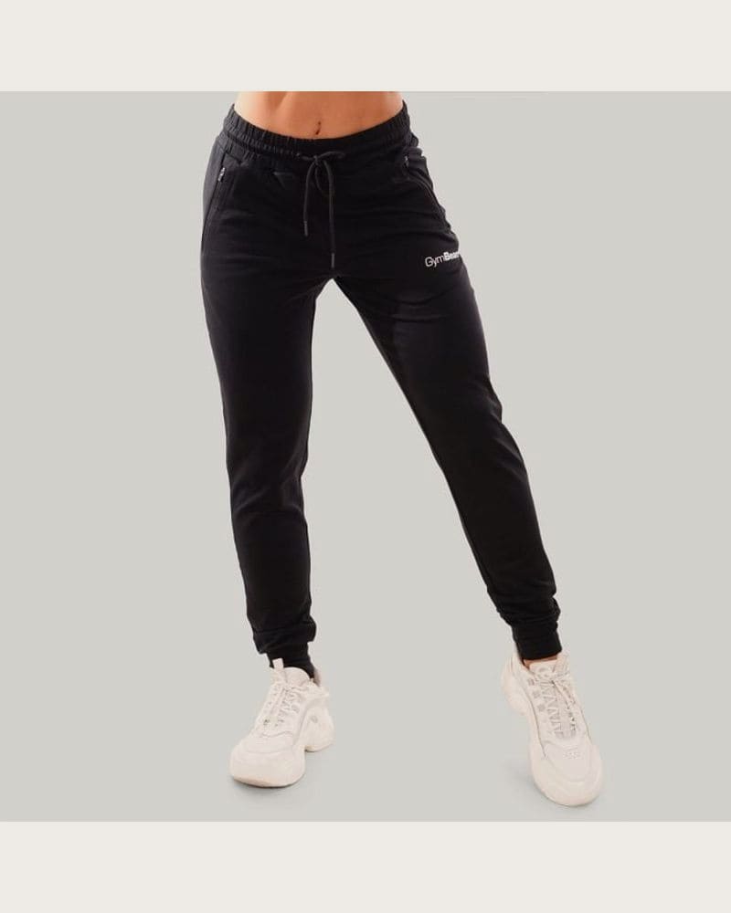 GymBeam Dámske tepláky TRN black MM