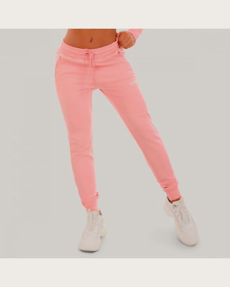 GymBeam Dámske tepláky TRN pink XSXS