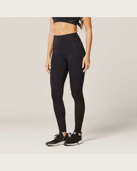SQUATWOLF Dámske legíny Mesh Insert Black XS