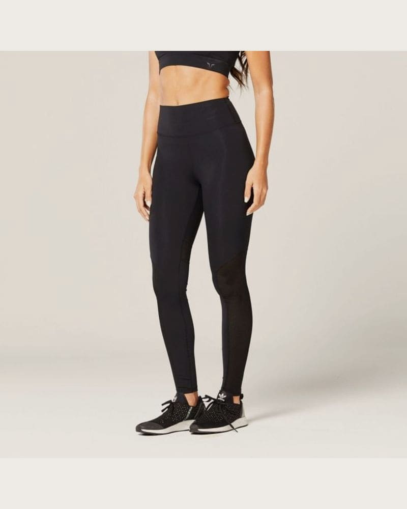 SQUATWOLF Dámske legíny Mesh Insert Black XS