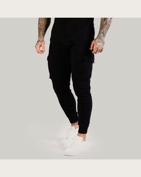 GymBeam Tepláky TRN Black LL