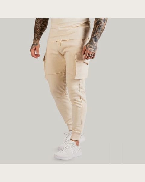 GymBeam Tepláky TRN Sand MM
