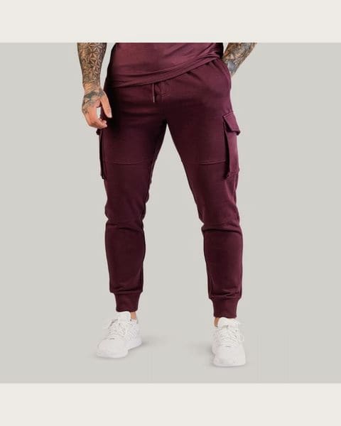 GymBeam Tepláky TRN Eggplant LL