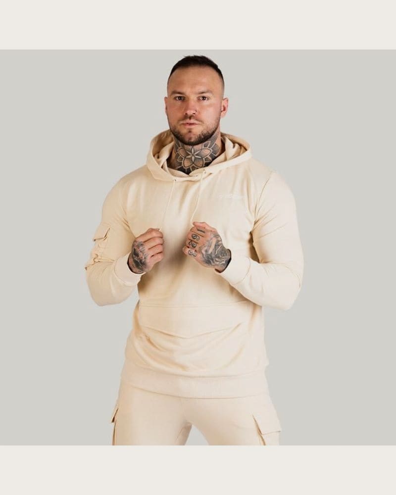 GymBeam Mikina TRN Hoodie Sand XLXL