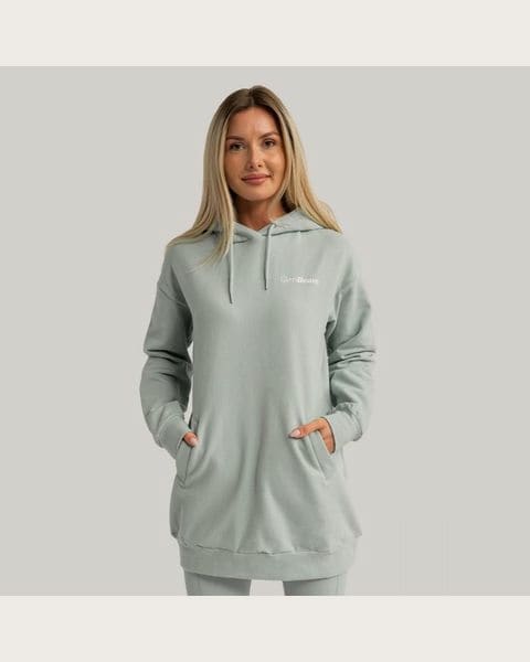 GymBeam Dámska Longline mikina Limitless Eucalypt LL