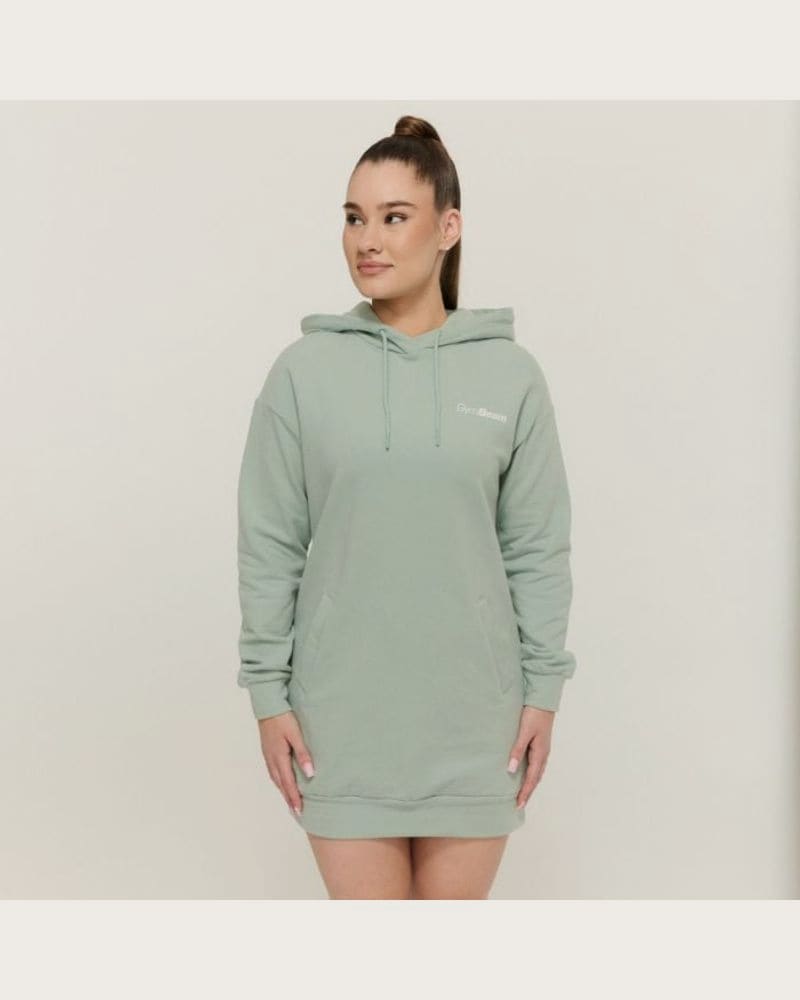 GymBeam Dámska Longline mikina Limitless Eucalypt LL – fotka 2