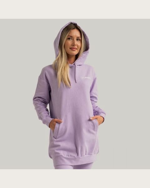 GymBeam Dámska Longline mikina Limitless Lavender LL