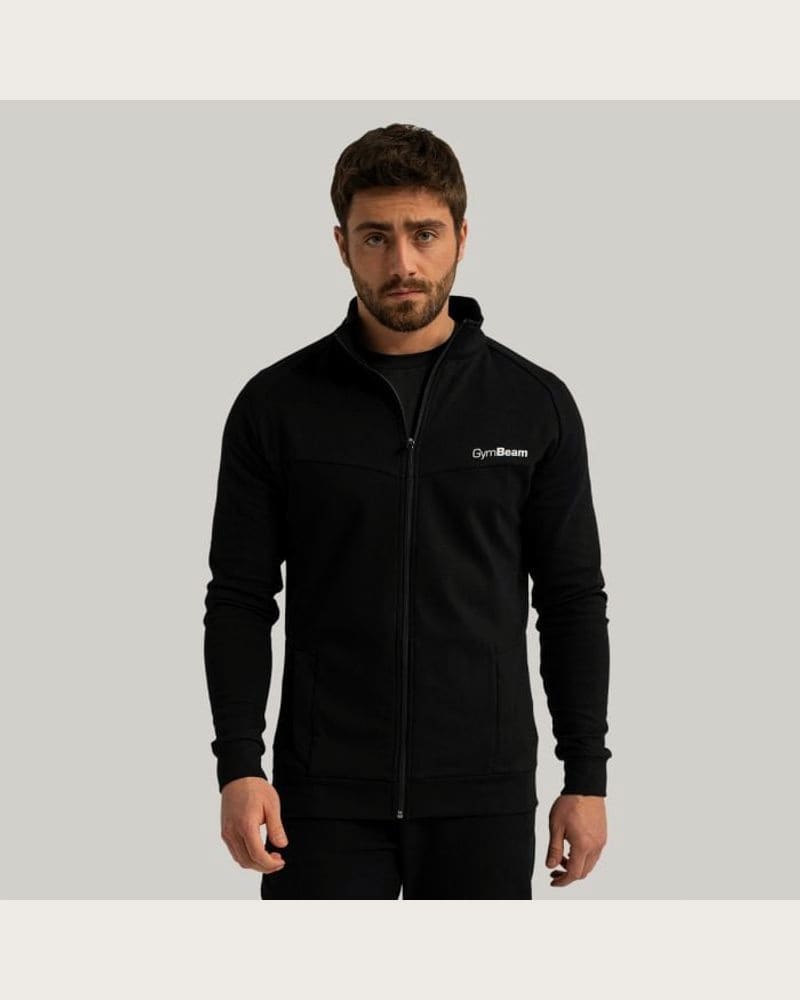 GymBeam Mikina so zipsom Limitless Black XXLXXL