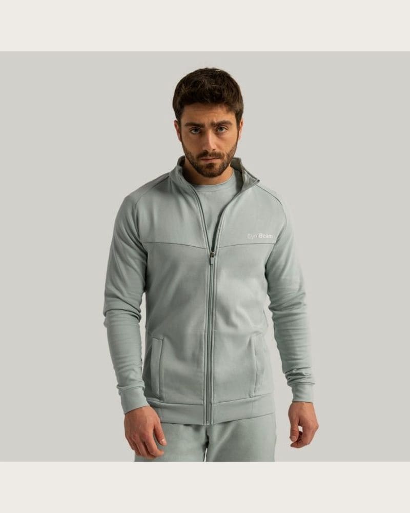 GymBeam Mikina so zipsom Limitless Eucalypt XXLXXL
