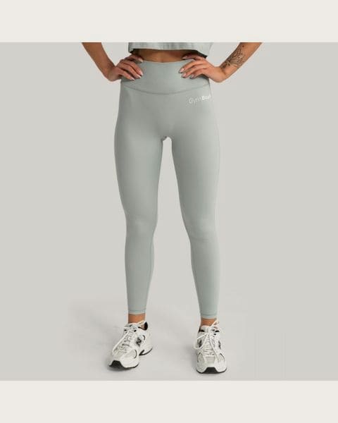 GymBeam Dámske legíny High-waist Limitless Eucalypt XLXL
