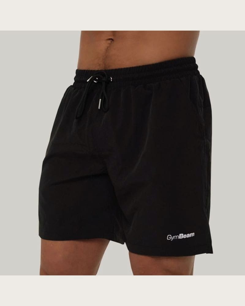 GymBeam Pánske plavecké šortky Black XLXL