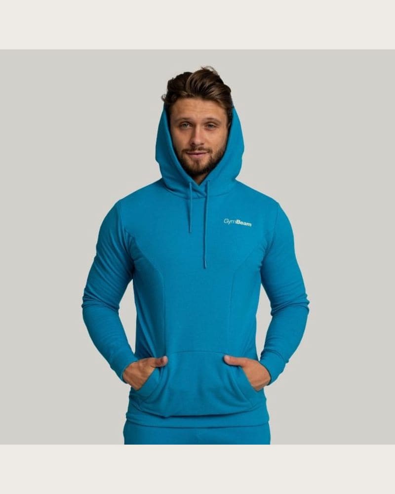 GymBeam Mikina Limitless Hoodie Aquamarine XXXLXXXL