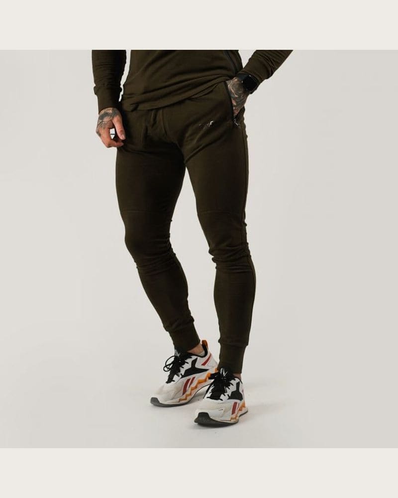GymBeam Tepláky Urban Military Green L