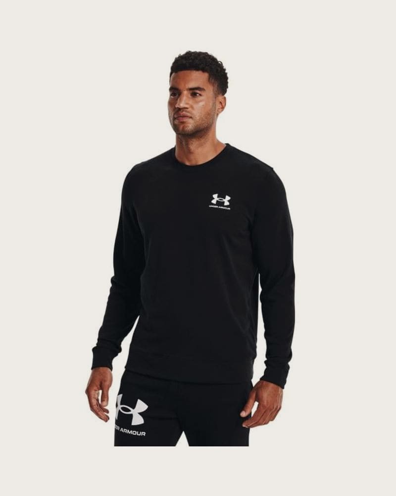 Under Armour Mikina Rival Terry LC Crew Black XXLXXL