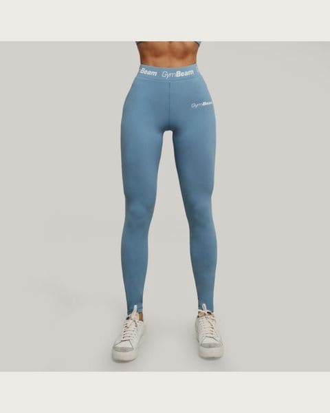 GymBeam Dámske legíny Simple Steel Grey MM