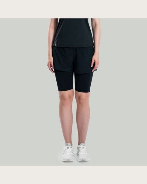 STRIX Dámske šortky 2in1 ULTRA Black XSXS