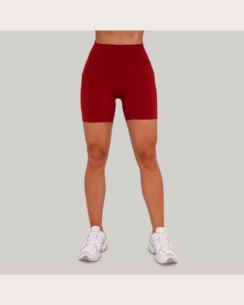 GymBeam Dámske šortky Ignite Dark Red SS