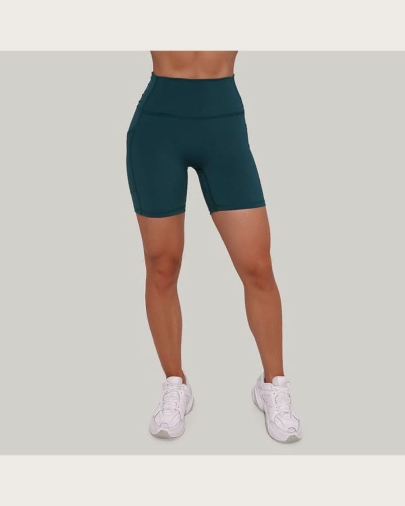 GymBeam Dámske šortky Ignite Dark Green MM
