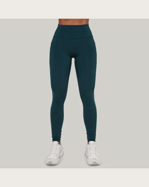 GymBeam Dámske legíny Ignite Dark Green LL