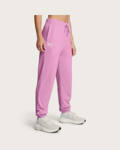Under Armour Dámske tepláky UA Rival Terry Jogger Pink XLXL