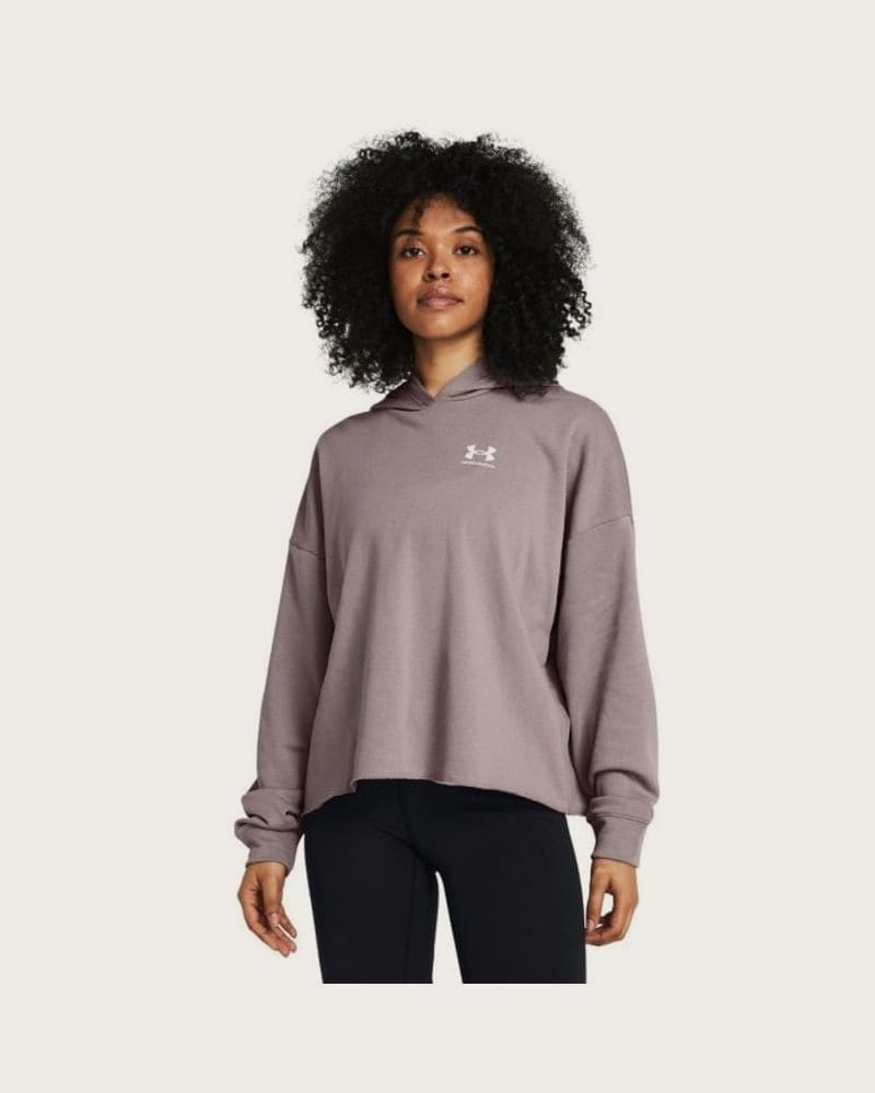 Under Armour Dámska mikina UA Rival Terry OS Hoodie Grey LL