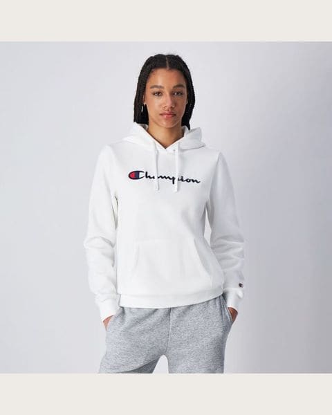 Champion Dámska mikina Big Logo Slim Fit White SS