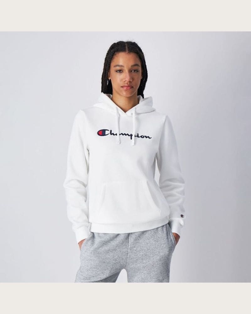 Champion Dámska mikina Big Logo Slim Fit White SS